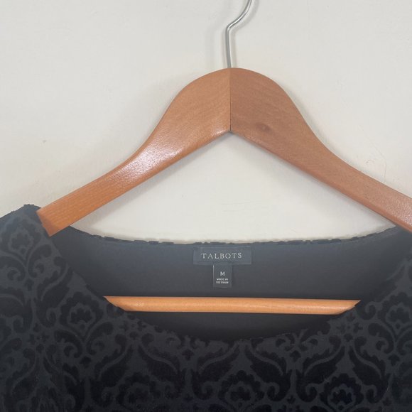 Talbots │ Patterned Velvet Top - Picture 4 of 7